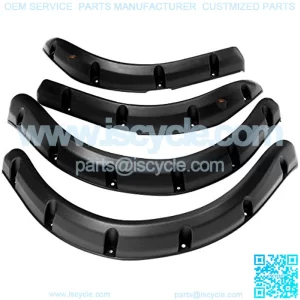 Front Rear Fender Flares for Club Car Precedent Golf Cart, with Metal Hardware, Set of 4