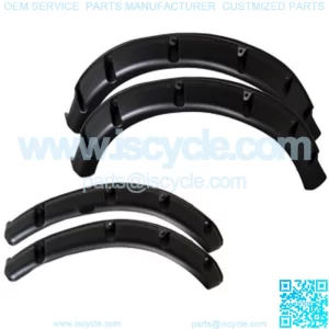 Set of 4 EZGO RXV Golf Cart Fender Flares Fits 2008 to 2015 Models