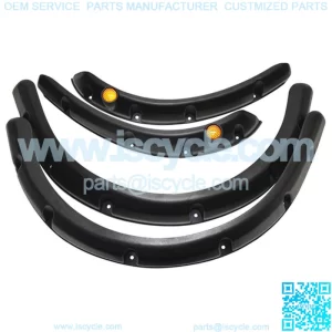 EZGO RXV Golf Cart Fender Flares with Running Lights - Fits 2008 - 2015