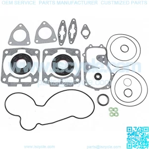 Polaris Full Engine Gasket Set 600cc HO RMK 2007-2008 Snowmobile Liquid Cooled 2 Cylinder PWC 123-12014