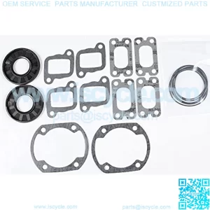 Full Engine Gasket Set 368.3 cc Engine Type 380 Formula S, Dlx IN 00-01 1995-2001 Snowmobile Fan Cooled 2 Cylinder PWC 123-15002