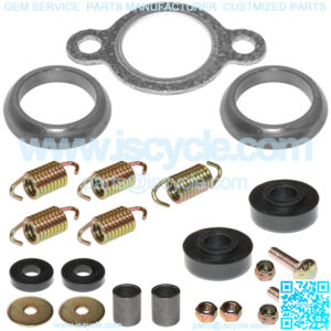 Exhaust Muffler Gasket Kit for Polaris Magnum 330 2X4 4X4 2003 2004 2005 2006