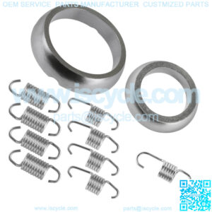 Exhaust Muffler Gaskets and Springs Kit for Arctic Cat Firecat 500 2003 - 2004