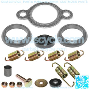 Exhaust Muffler Gasket Kit for Polaris Trail Boss 330 2003 2004