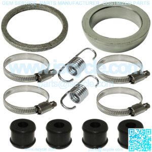 Exhaust Muffler Gasket Kit for Arctic Cat 650 H1 2006 2007 2008 2009 2010 2011