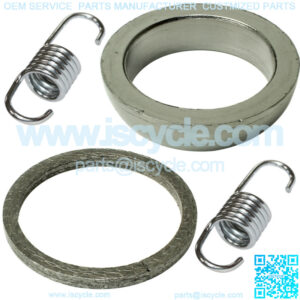 Exhaust Muffler Gasket Kit for Arctic Cat Hdx 700 Xt Se 2016 / Prowler 550 2009
