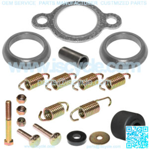 Exhaust Muffler Gasket Kit for Polaris Magnum 325 2X4 4X4 Hds 2001 2002