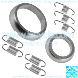 Exhaust Muffler Gaskets and Springs Kit for Arctic Cat ZL500 ZL 500 EFI ESR 2001