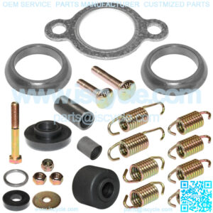 Exhaust Muffler Gasket Kit for Polaris Magnum 325 2X4 4X4 Hds 2000