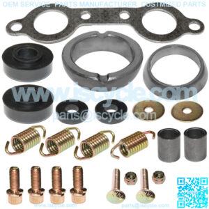 Exhaust Muffler Gasket Kit for Polaris Sportsman 800 EFI 2010 2012 2013 2014