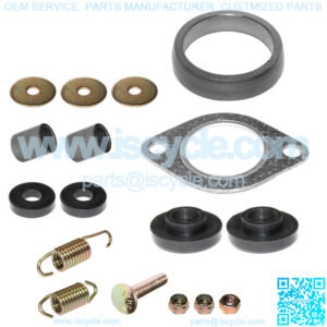 Exhaust Muffler Gasket Kit for Polaris Scrambler 500 2X4 2000 2001 2002