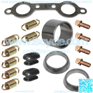 Exhaust Muffler Gasket Kit for Polaris Ranger RZR 800 EFI 2008 2009 2010