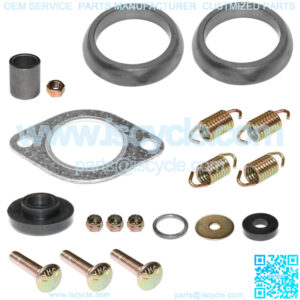 Exhaust Muffler Gasket Kit for Polaris Ranger 500 4X4 EFI 2010