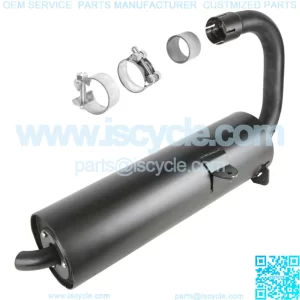 Exhaust Muffler W/Spark Arrester And Gasket for Yamaha Rhino 660 YXR660Fa 04-07