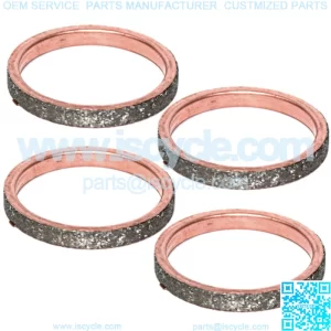 4 Exhaust Muffler Pipe Gaskets for Suzuki GSX-R1000 2007 2008 2009 2011-2015