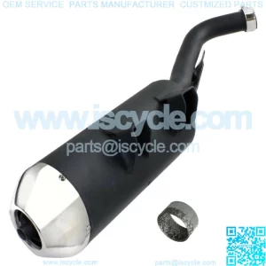 Muffler Exhaust Silencer W/Gasket for Yamaha Raptor 700 YFM700R YFM700 2007-2014