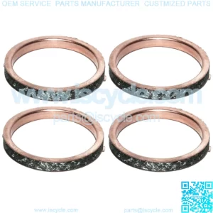 4 Exhaust Muffler Pipe Gaskets for Suzuki GSX-R750 1996-2009 2013 2014 2015