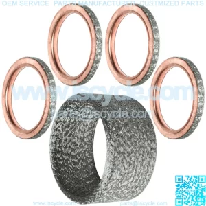 Exhaust Pipe Muffler Gaskets for Yamaha FZR600 FZR600R 1989-1999