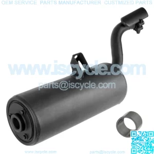 Complete Exhaust Muffler w/ Gasket fits Yamaha Raptor 250 YFM250R 2008 2009-2013