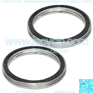 2 Exhaust Muffler Pipe Gaskets for Yamaha Rd250 Rd350 Rd400 XS500 1973-1979
