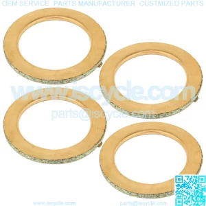 Caltric Exhaust Pipe Gaskets for Suzuki 14181-17E00 Gasket Muffler Exhaust Pipe