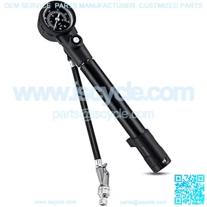 2-in-1 Bike Tire Pump & Shock Pump for Mountain
