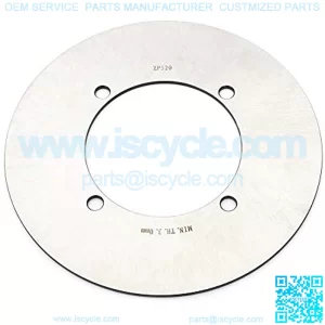 Rear Brake Disc Brake Rotor for Yamaha YFM 400 FA 4x4 2005-2008, 400 FW 4x4 2005-2006, YFM 450 FA Grizzly 2007, YFM 450 FA Kodiak 2005-2006