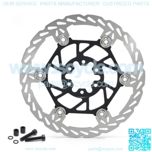 220mm Oversize Rear Brake Disc & Bracket Kit for Sur-ron Light Bee X / Segway