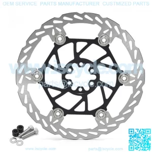 220mm Oversize Front Brake Disc & Bracket for Sur-ron Light Bee X / Segway with KKE Shock Absober
