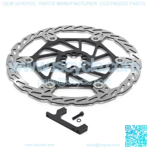 250mm Oversize Front Brake Disc & Bracket Kit for Sur-ron Light Bee X / Segway with KKE Shock Absober