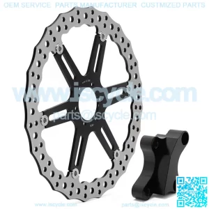 Custom Motorcycle 381mm Oversize Floating Brake Disc & Bracket for Victory Vegas/ Indian Super Chief Limited