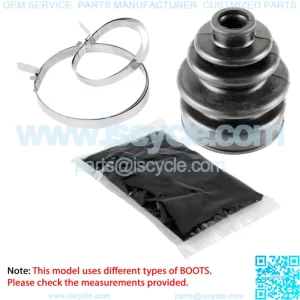 Rear Axle Inner LH RH CV Boot Kit for Polaris Ranger XP 1000 2017 2018 2019 2020