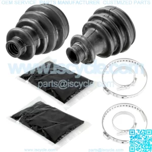 Front Axle Inner and Outer CV Boot Kit fits Polaris ATP 330 500 4x4 2005