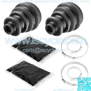 2 Front Axle Inner CV Boot Kit fits Polaris 2202826
