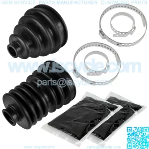 Fits John Deere XUV620i Gas Rear Axle Inboard Outboard CV Joint Boot Kit