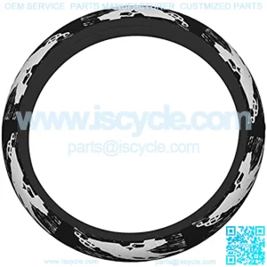 Distressed Snowmobile Riding Car Steering Wheel Covers for Men Women Elastic Steering Wheel Protective Covers Easy Install 15 Inch Steering Wheel Covers Decor Car Accessories