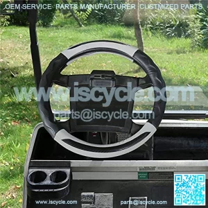 Golf Cart Steering Wheel Cover for Club Car DS Precedent and Yamaha G29, 14?? Easy to Install and Feels Good in Handling