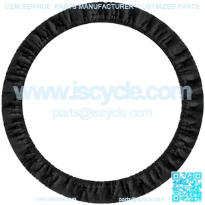 31100 Black Stretch-On Steering Wheel Cover