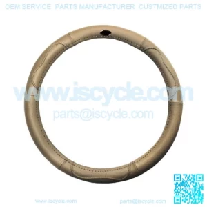 Golf Cart Steering Wheel Cover Universal Tan Braid Club Car Ezgo Yamaha