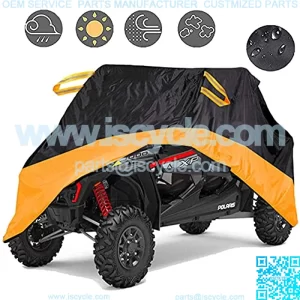 ATV Cover,Heavy Duty Waterproof Outdoor UTV Cover Quad Bike ATV ATC Car Cover Protect Snow Rain or Sun,2-3 Passenger (3XL)