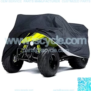 Black ATV Cover Waterproof 86x38x41" 2XLQuad ATC 4 Wheeler Covers All Season Outdoor UV Protection for Kawasaki Yamaha Suzuki Honda Polaris