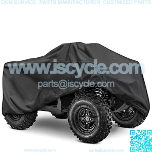 Caterpillar MudShield All Weather Waterproof Outdoor ATV Cover for Ultimate Protection Heavy Duty XXL 102"" x 48"" x 44""", Black