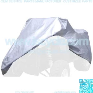 Coverking/MODA UAVLGWRE62 Universal Fit All-Weather Waterproof Cover for ATV Large with Rack- (Silverguard)