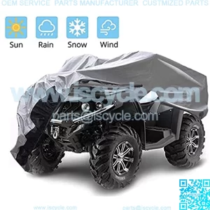ATV Cover 6 Layers All Weather Waterproof , Heavy Duty Quad 4 Wheelers Cover, Outdoor Protection from Wind UV Sun Snow Rain, Universal Fit XXXL (100x43x48 inch)