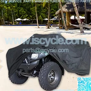 ATV Cover, 78x37ix41Inch Waterproof Heavy Duty ATV Cover,Black Four Wheeler Storage Cover,Outdoor UV Protection for ATV (L)