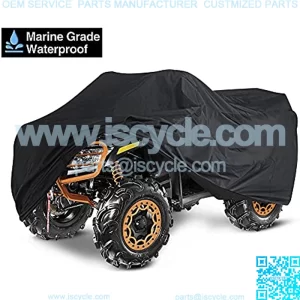 ATV Cover Waterproof Heavy Duty All Weather, Quad 4 Wheeler Cover Sun Rain Snow Protection, Fits for Honda, Yamaha, Polaris, Suzuki, Kawasaki, Can-Am Arctic Cat , XXXL (100x43x48 inch)