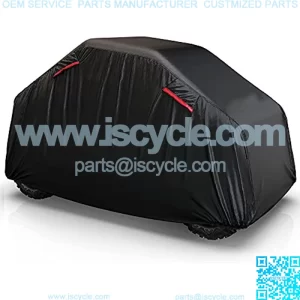 UTV Cover | All Weather Waterproof 210D Oxford Protection Accessories Universal fits up to 120 inch Utility Vehicle Covers | Durable Tear Proof Vents Night Reflective Adjuster Buckle Storage Bag