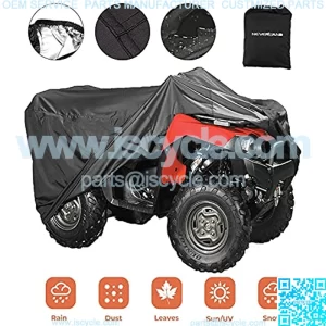 ATV Cover Waterproof Heavy Duty, ATV Quad Cover Outdoor Storage Protection for 4 Wheeler Accessories Polaris Predator Yamaha Honda (78.74x37.4x41.73 Inch)