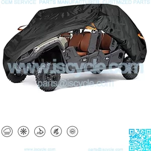 UTV Cover,Heavy Denier Oxford Material for Yamaha Viking VI Ranch Can Am Maverick Arctic Cat Textron Off Road 4-6 Passenger