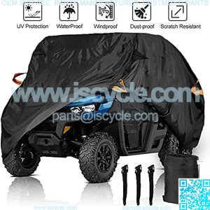 UTV Covers, Storage Sun-UV Rain Snow Protector Universal for Can-Am Kawasaki Polaris Honda Suzuki Yamaha Arctic Cat John Deere Kymco Bobcat Argo (Durable)
